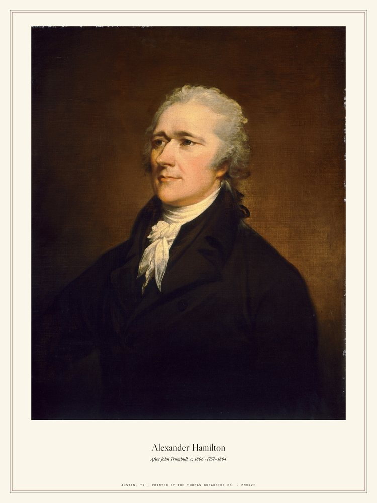 Portrait of Alexander Hamilton by John Trumbull, c. 1806